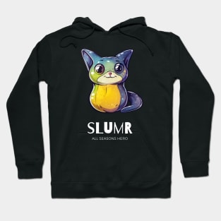 Funny outfit for slimy, pear, cat, bat, gift "SLUMR" Hoodie